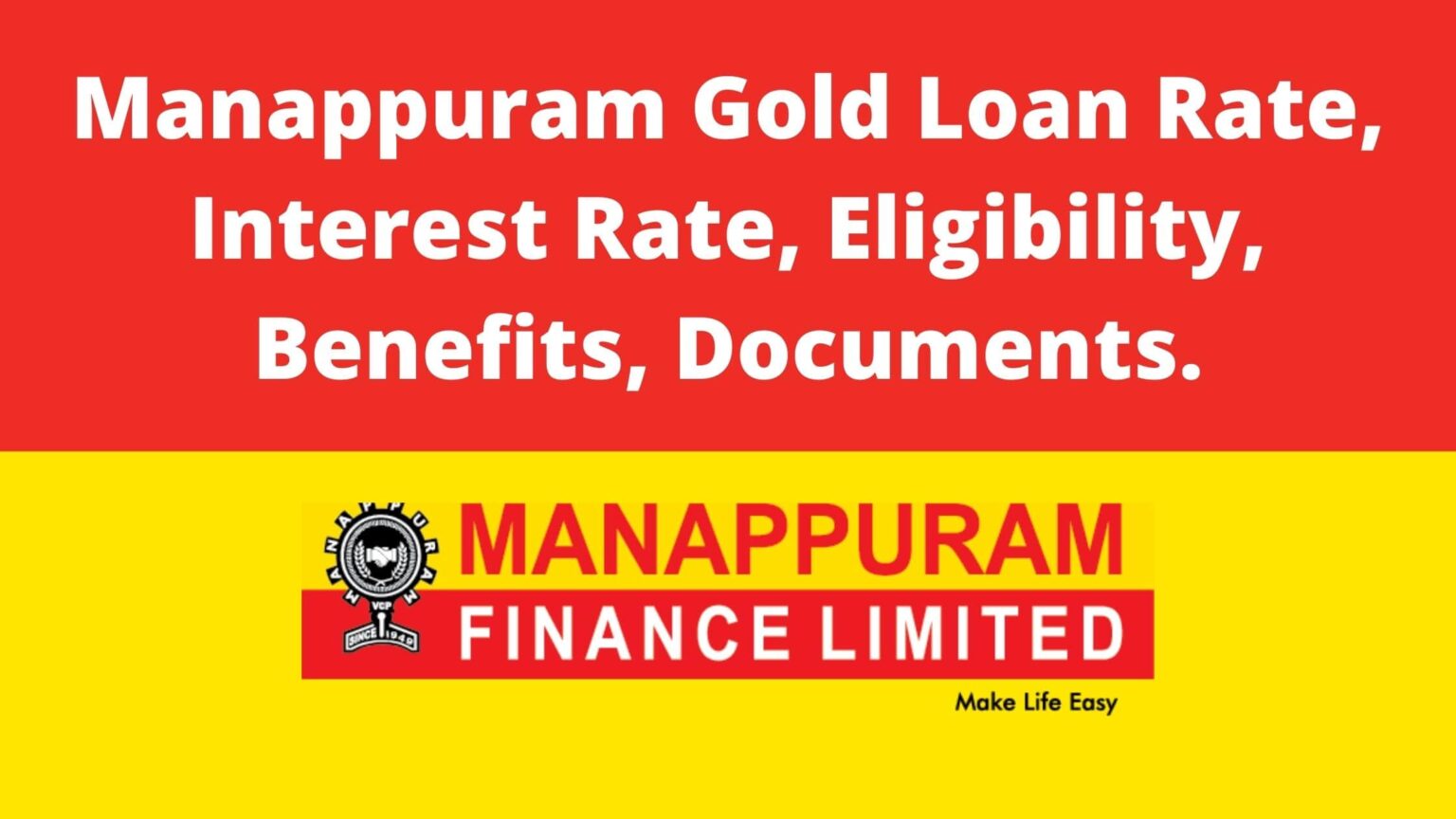 Manappuram Gold Loan Rate Per Gram And Eligibility