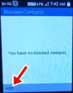 How To Block Number In Jio Phone