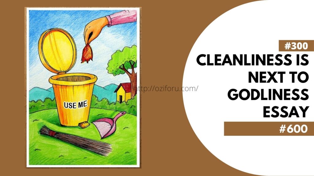 Cleanliness Is Next To Godliness Essay